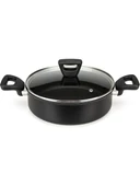 Tefal 3X Titanium Force Kapaklı Kısa Tencere 24 CM - 1