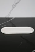 Dekoratif Oval Sunum Tepsisi Tabağı Sunumluk 9x23 Cm - 3