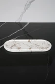 Dekoratif Oval Sunum Tepsisi Tabağı Sunumluk 9x23 Cm - 2