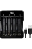 I-Gen G411 4'lü Pil Şarj Aleti + 4 Adet AAA Pro 1100 mAh Şarjlı İnce Kalem Pilli Set - 5