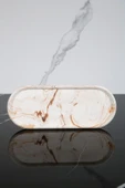 Dekoratif Oval Sunum Tepsisi Tabağı Sunumluk 9x23 Cm - 1