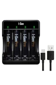 I-Gen G411 4'lü Pil Şarj Aleti + 4 Adet AAA Pro 1100 mAh Şarjlı İnce Kalem Pilli Set - 2