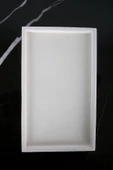 Mermer Desenli Beton Sunum Tabağı Dekoratif Sunumluk Sunum Tepsisi 15x25 Cm - 2