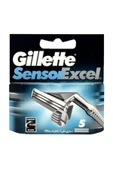 Gillette Sensor Excel Tıraş Bıçağı Yedek Başlık 5'li - 1
