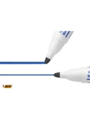 Bic 1701 Velleda Eco Yuvarlak Uçlu Beyaz Tahta Kalemi Mavi 12'li Kutu - 5