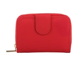 Bagacar Kırmızı Fermuarlı Kare Kadın Cüzdan thumbnail 4