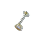 Damla Taşlı Gold Gümüş Tragus thumbnail 2