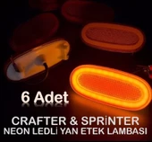 6 Adet Sprinter Crafter Uyumlu Neon Ledli Yan Etek Lambası thumbnail 1