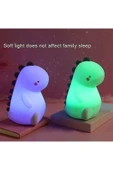 Lambalar Dinozor LED Lamba Silikon Başucu Lambası dinazor - 4