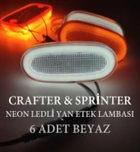 6 Adet Sprinter Crafter Uyumlu Neon Ledli Yan Etek Lambası Beyaz thumbnail 1