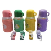 Shotay Cartoon Çelik Termos Matara Çocuk 480Ml Sarı - 5
