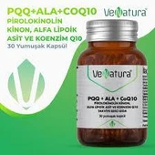 VeNatura PQQ+ALA+KoenzimQ10+Alfa Lipoik Asit 30 Kapsül thumbnail 3