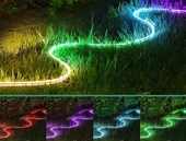 RGBIC Tuya Wifi Bt Silikon Neon Rgb Led Şerit IP67 10 Metre - 1