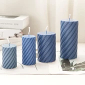 Poli Karbon Mum Kalıbı Mika Sert Plastik Burgulu Mum Kalıbı 16.5 CM 6236 - 5