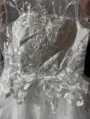 Dantelli Çiçek Güpürlü Gelinlik 33 Beden - 5