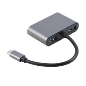4 İN 1 USB-C / TYPE-C 3.1 - RJ45, PD VE USB X 2 ETHERNET ADAPTÖR KABLOSU thumbnail 2