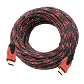 10 METRE ÖRGÜLÜ 1080P HDMI KABLO TV BİLGİSAYAR UYDU PROJEKSİYON FULL HD GÖRÜNTÜ SES AKTARMA KABLOSU - 1