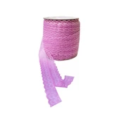 Kurdela Dantelli Çift 2 Katlı 5 Cm (10 Metre)  Pembe - 1