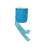Kurdela Dantelli Çift 2 Katlı 5 Cm (10 Metre)  Mavi - 1
