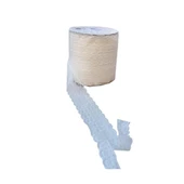 Kurdela Dantelli Çift 2 Katlı 5 Cm (10 Metre)  Krem - 1