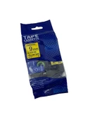 Esnek Laminasyonlu Etiket 9mm (Siyah - Sarı) - 1