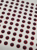 Natural Damla Suni Balık Gözü Kırmızı 4mm-154 Adet - 3
