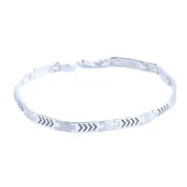 Oklu Rlx Modeli Gümüş Erkek Bileklik thumbnail 1