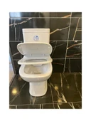 Seramiksan Petite Kanalsız Rim-ex Duvara Sıfır Klozet + Yavaş Kapanır Kapak + VitrA İç Takım Set thumbnail 3