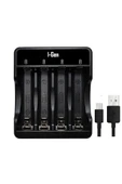 I-Gen G427 4'lü Pil Şarj Aleti + 4 Adet AA 2700 mAh Kalem Pilli Set 1.2V Ni-MH - 4