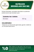 NUTRAXIN Bromelain 500 mg 60 Tablet 8697432095593 - 3