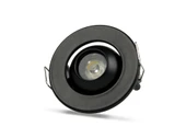 NOAS YL94 0202 Siyah Kasa 1W Led Spot 3200K Gün Işığı - 1