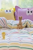 Kolay Ütülenir Nevresim Takımı Tek Kişilik Funny Sarı - 3