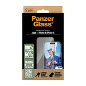 PanzerGlass iPhone 15 UWF Şeffaf Cam Ekran Koruyucu - 4
