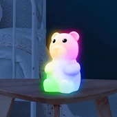 Lambalar AYI  LED Lamba Silikon Başucu Lambası ayı - 2