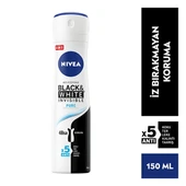 Nivea Invısıble Black & Whıte Pure Sprey Deodorant 150 ml Kadın - 2
