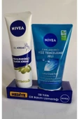 Nivea Canlandırıcıyüz Temizleme Jeli 150 Ml + Nemlendirici El Bakım Kremi 100 Ml - 1