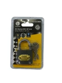 Ennalbur Tudor 32 mm Kısa Gri Asma Kilit - 1