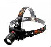 Ennalbur Powerdeks PD-7772 Şarjlı Led Kafa Feneri Zoomlu - 1