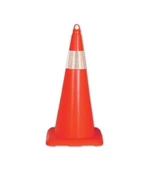 Ennalbur Esnek Kırılmaz Trafik Konisi Tek Reflektörlü 70 cm thumbnail 2