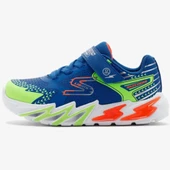Skechers Flex - Glow Bolt 400138L Ortopedik Işıklı Çocuk Spor Ayakkabı thumbnail 7