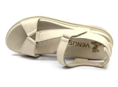 Venüs Sisu Hakiki Deri Comfort Ortopedik Kadın Sandalet - 5