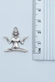 Minimal Yoga Gümüş Kaplama Kolye Ucu - 2