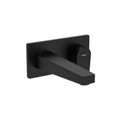 Artema Flow Square Ankastre Lavabo Bataryası (Sıva Üstü Grubu) Mat Siyah A4318036 - 1