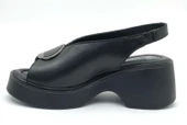 Venüs Hakiki Deri Comfort Ortopedik Kadın Sandalet - 5