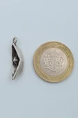 Minimal Gemi Gümüş Kaplama Kolye Ucu - 3