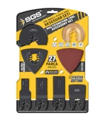 SGS1880 - 27 Parça Multi Tools Çok Amaçlı Raspalama Aksesuar Zımpara Kesici Aparat Uç Seti - 1