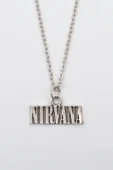 Nirvana Gümüş Kaplama Düz Zincir Kolye - 1