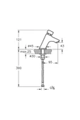 Artema Aquatech A47059 Zaman Ayarlı Lavabo Bataryası - 2