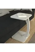 ED PET DİZAYN C Sehpa Koltuk Sehpası Yan Sehpa Dikdörtgen Beyaz - 2