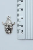 Minimal Viking Savaşçı Gümüş Kaplama Örme Zincir Kolye - 3